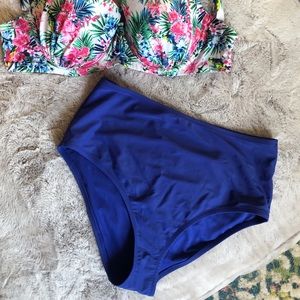 Hi-Waisted Bikini Bottoms